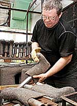 Herstellung der Valenky